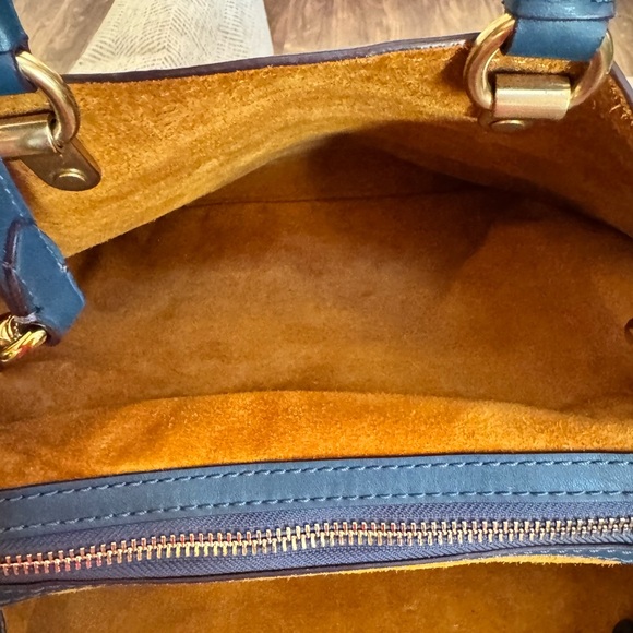 Coach Reserve Rogue Blue Leather Tote Bag - Picture 5 of 11